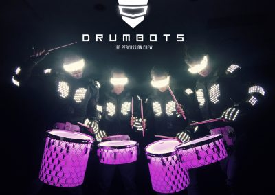 Drumbots LED Percussion Crew